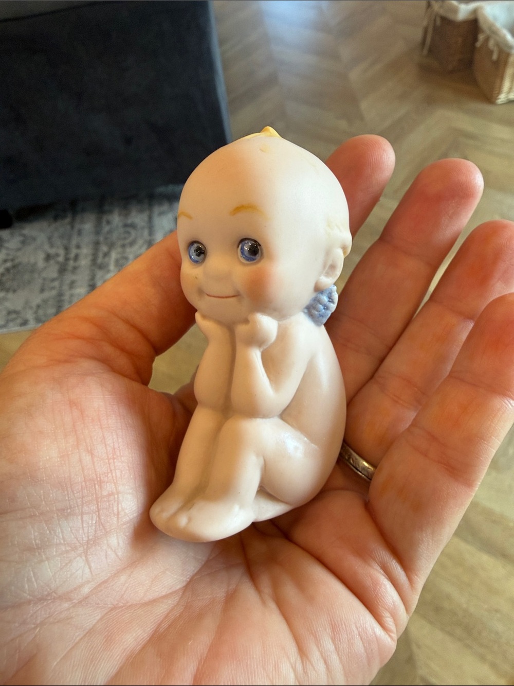 Vintage Kewpie Doll Blue Eyes